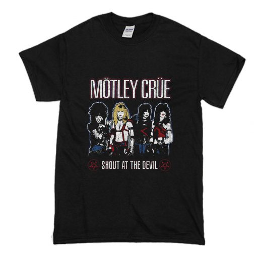 Motley Crue Shout At The Devil T Shirt (Oztmu)