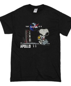 Nasa 1969 2019 Apollo 11 Astronaut Snoopy T-Shirt (Oztmu)