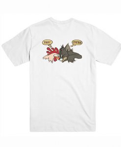 No Fear Pussy Chicken T-Shirt Back (Oztmu)