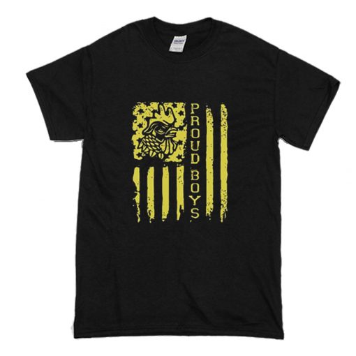 Proud Boys American Flag T-Shirt (Oztmu)