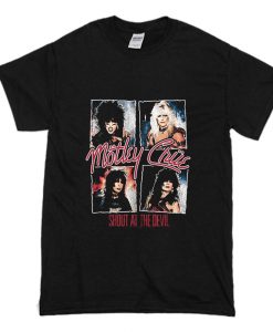 Shout At The Devil Motley Crue T-Shirt (Oztmu)