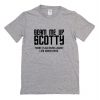 Star Trek Inspired Beam Me Up Scotty No Intelligent T Shirt (Oztmu)