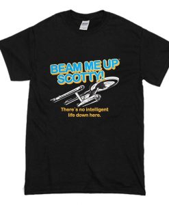 Star Trek Officially Licensed Beam Me Up Scotty T Shirt (Oztmu)