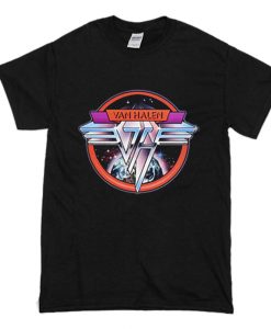 Van Halen Band Space Logo T Shirt (Oztmu)