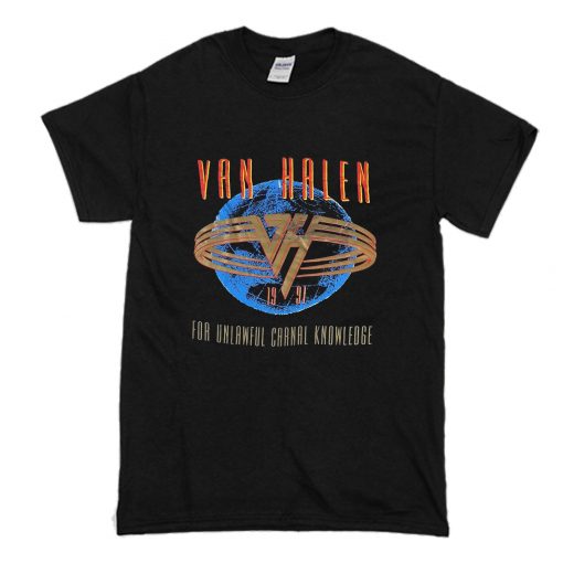 Vintage Van Halen For Unlawful Carnal Knowlege T Shirt (Oztmu)