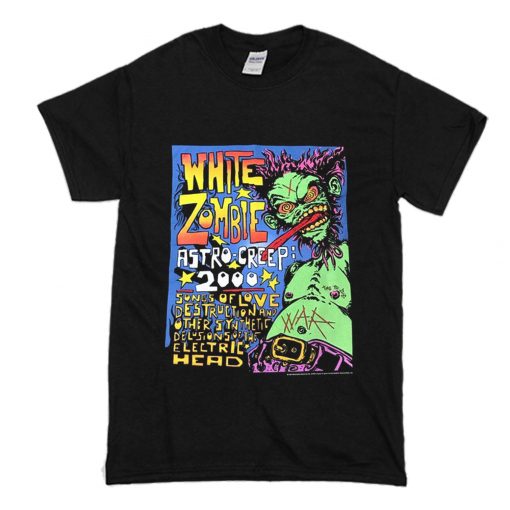 White Zombie Vintage 90s Astro creep 2000 T Shirt (Oztmu)