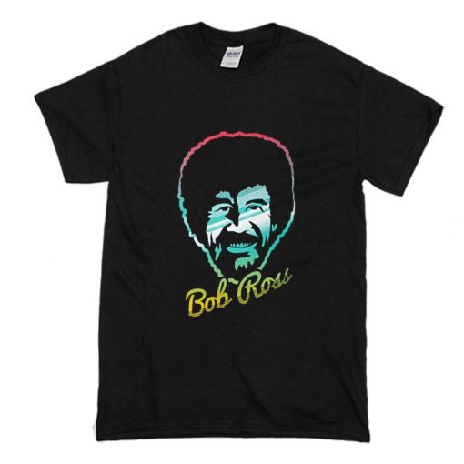 Bob Ross Face Paint T-Shirt (Oztmu)