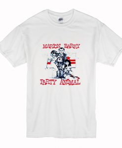 Classic Unworn Retro ’90s Marion Barry PARTY ANIMAL T-Shirt (Oztmu)