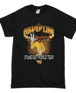 Disney A Goofy Movie Powerline World Tour T-Shirt (Oztmu)