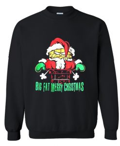 Garfield Big Fat Merry Christmas Sweatshirt (Oztmu)