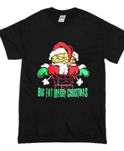 Garfield Big Fat Merry Christmas T-Shirt (Oztmu)