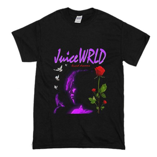 Juice Wrld Lucid Dreams Rose Mens T-Shirt (Oztmu)