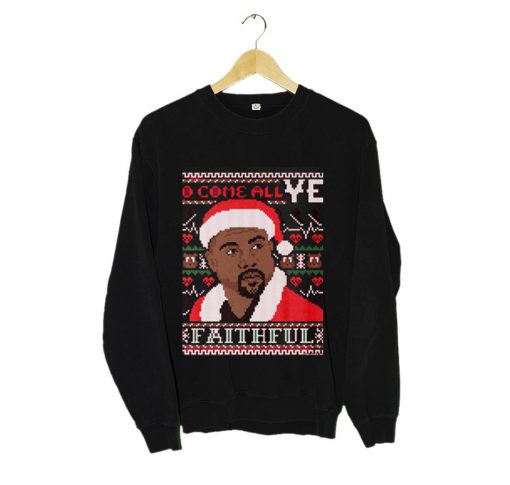 Kanye West Ugly Christmas Sweatshirt (Oztmu)
