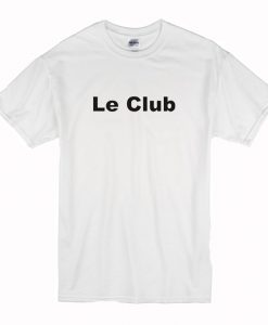 Le Club Letters Print T Shirt (Oztmu)