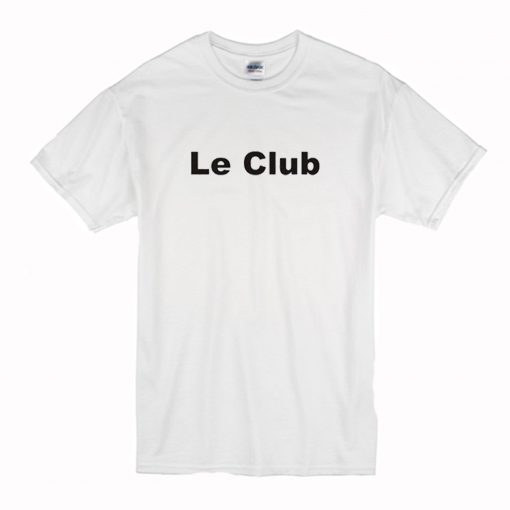 Le Club Letters Print T Shirt (Oztmu)