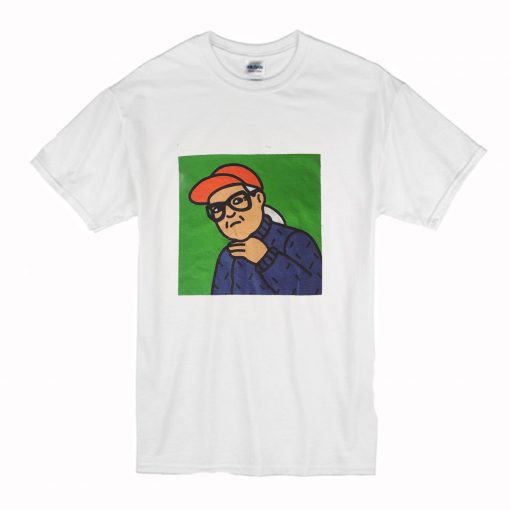 Lili Hayes Cartoon Portrait White T-shirt (Oztmu)