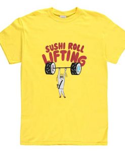 Sushi Roll Lifting T-Shirt (Oztmu)