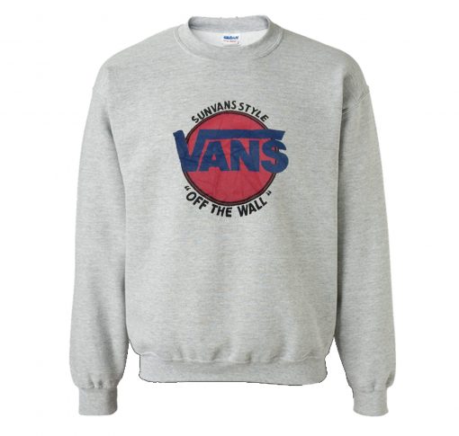 Vintage Vans Sunvans Style Logo Sweatshirt (Oztmu)