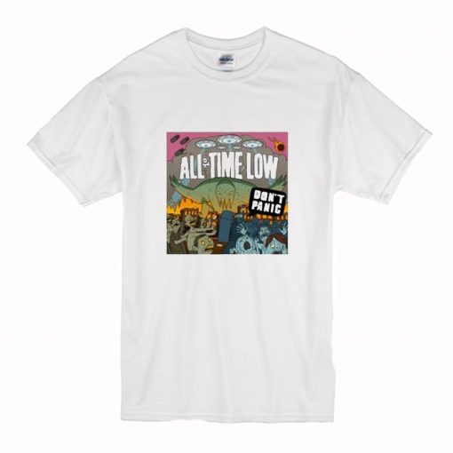 All Time Low Don't Panic T-Shirt (Oztmu)