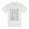 Alphabet Fuck Donald Trump T Shirt (Oztmu)