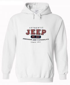 Authentic Jeep White Hoodie (Oztmu)