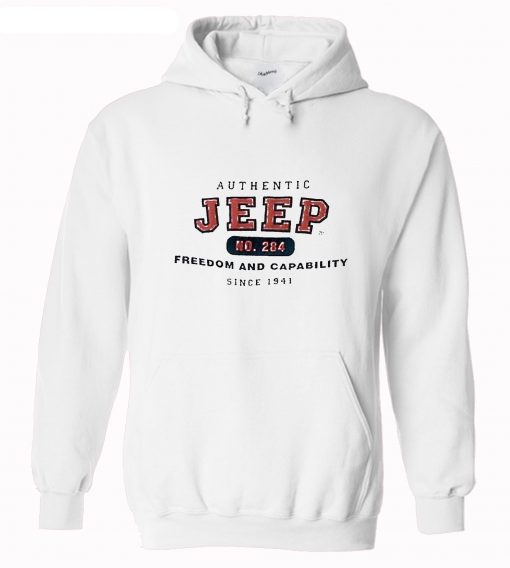 Authentic Jeep White Hoodie (Oztmu)