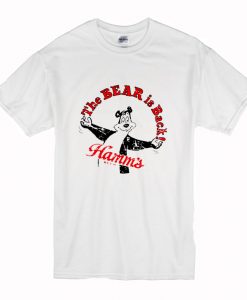 Cool Retro Hamm's Beer Bear is Back T Shirt (Oztmu)