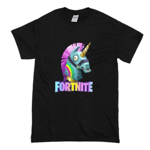 Fortnite Loot Llama Unicorn Head T Shirt (Oztmu)