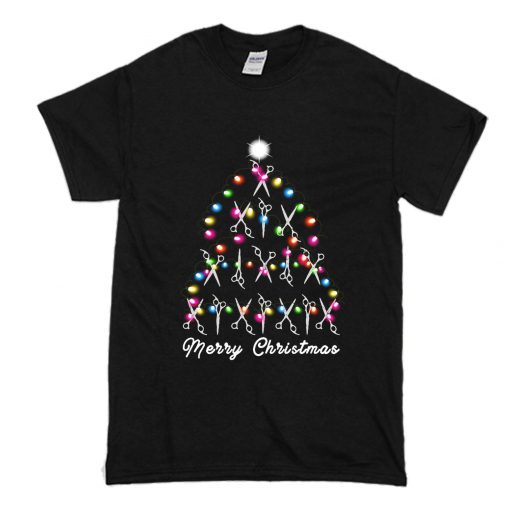 Hair stylist Christmas T Shirt (Oztmu)