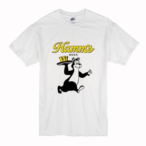 Hamm's Beer Bear Waiter T Shirt (Oztmu)