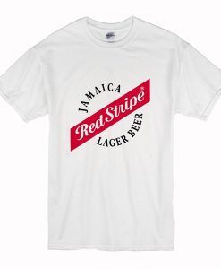 Jamaica Red Stripe Lager Beer T Shirt (Oztmu)