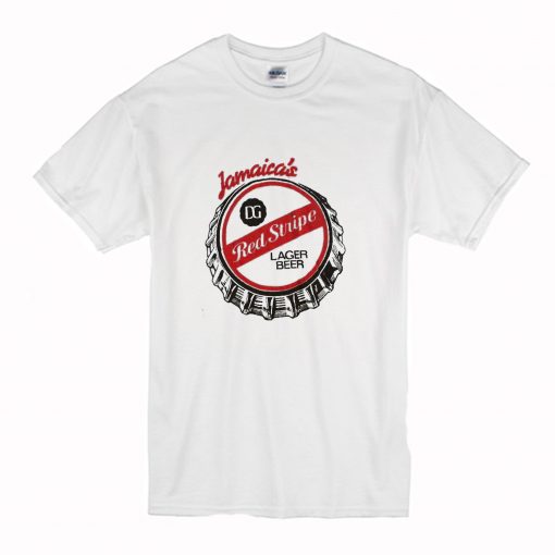 Jamaica’s Red Stripe Lager Beer T Shirt (Oztmu)