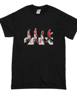 Kansas City Chiefs Mahomes Kelce Cross Abbey Road T Shirt (Oztmu)