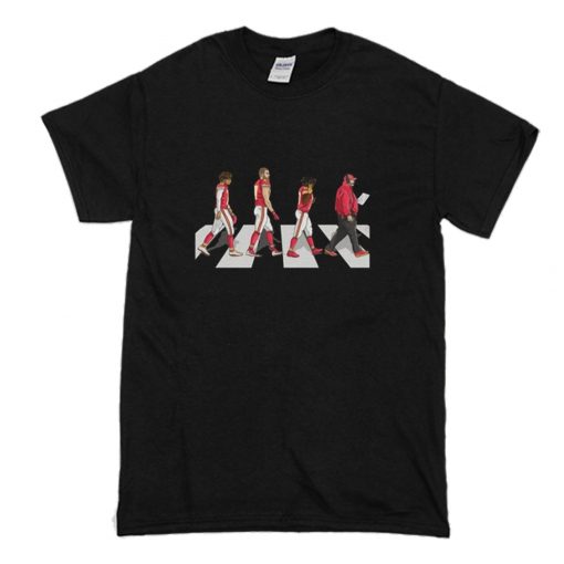 Kansas City Chiefs Mahomes Kelce Cross Abbey Road T Shirt (Oztmu)