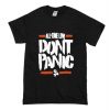 ALL TIME LOW Black DON'T PANIC Skull T Shirt (Oztmu)