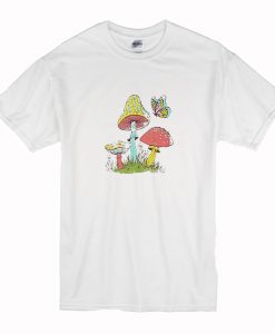 Mushroom Butterfly Baby T-Shirt (Oztmu)