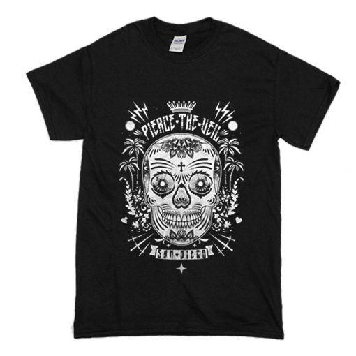 Pierce The Veil Sugar Skull T-Shirt (Oztmu)