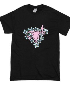 Pro Choice Middle Finger Uterus T Shirt (Oztmu)