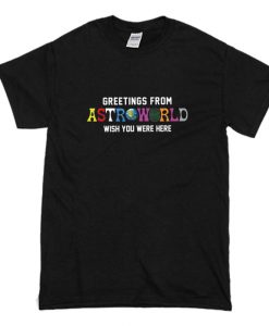 Travis Scott Astroworld Shirt Tour Greetings From Astroworld Album T Shirt (Oztmu)