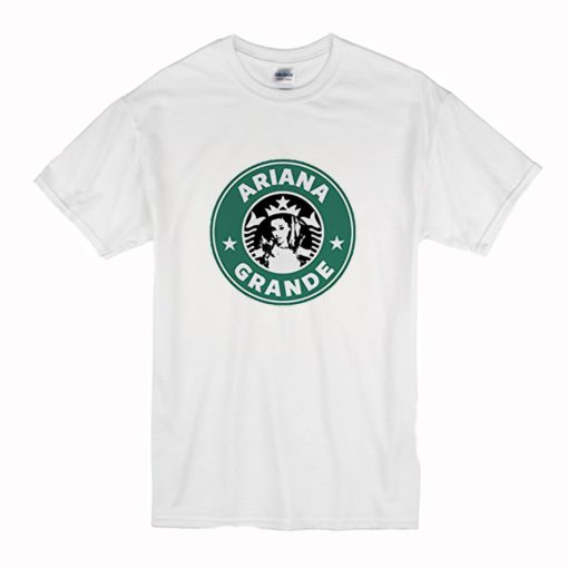 Ariana Grande Starbucks Logo T Shirt (Oztmu)