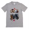 Horror IT Character Friends Halloween Upside Down T Shirt (Oztmu)