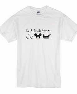 I'm A Simple Woman I Like Harry Potter Disney Mickey Mouse T Shirt (Oztmu)