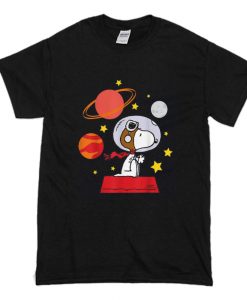 Nice Peanuts Snoopy Space Pilot Mars T Shirt (Oztmu)