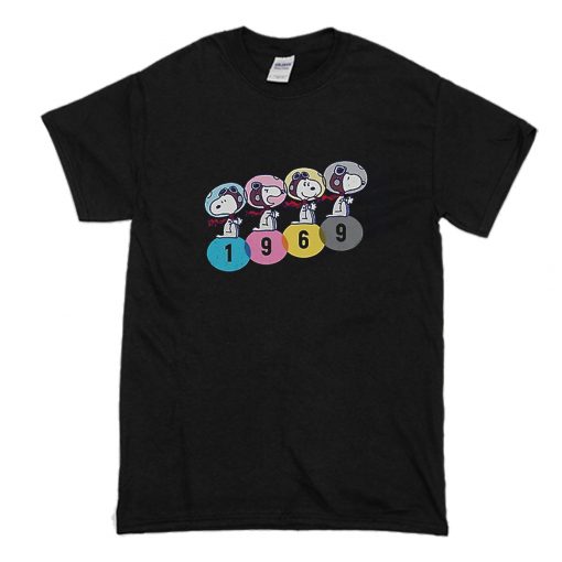 Peanuts Space Travel Snoopy In Space 1969 T-Shirt (Oztmu)