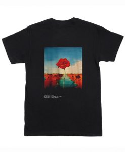 Prosper Sub rosa rose flower T Shirt Back (Oztmu)