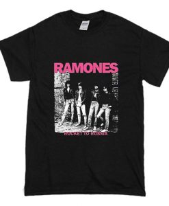 RAMONES ROCKET TO RUSSIA NEW BLACK T Shirt (Oztmu)