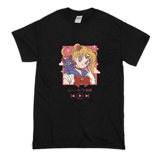 Sailor Moon Kawaii Harajuku T Shirt (Oztmu)