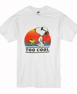 Snoopy and Woodstock Too Cool T Shirt (Oztmu)