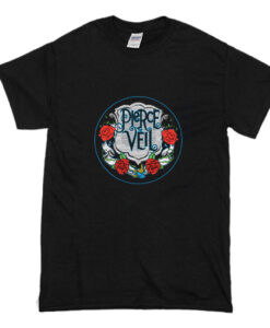 Pierce The Veil Rose Logo T Shirt (Oztmu)