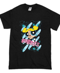 Powerpuff Girls Bubbles Character Poses T Shirt (Oztmu)